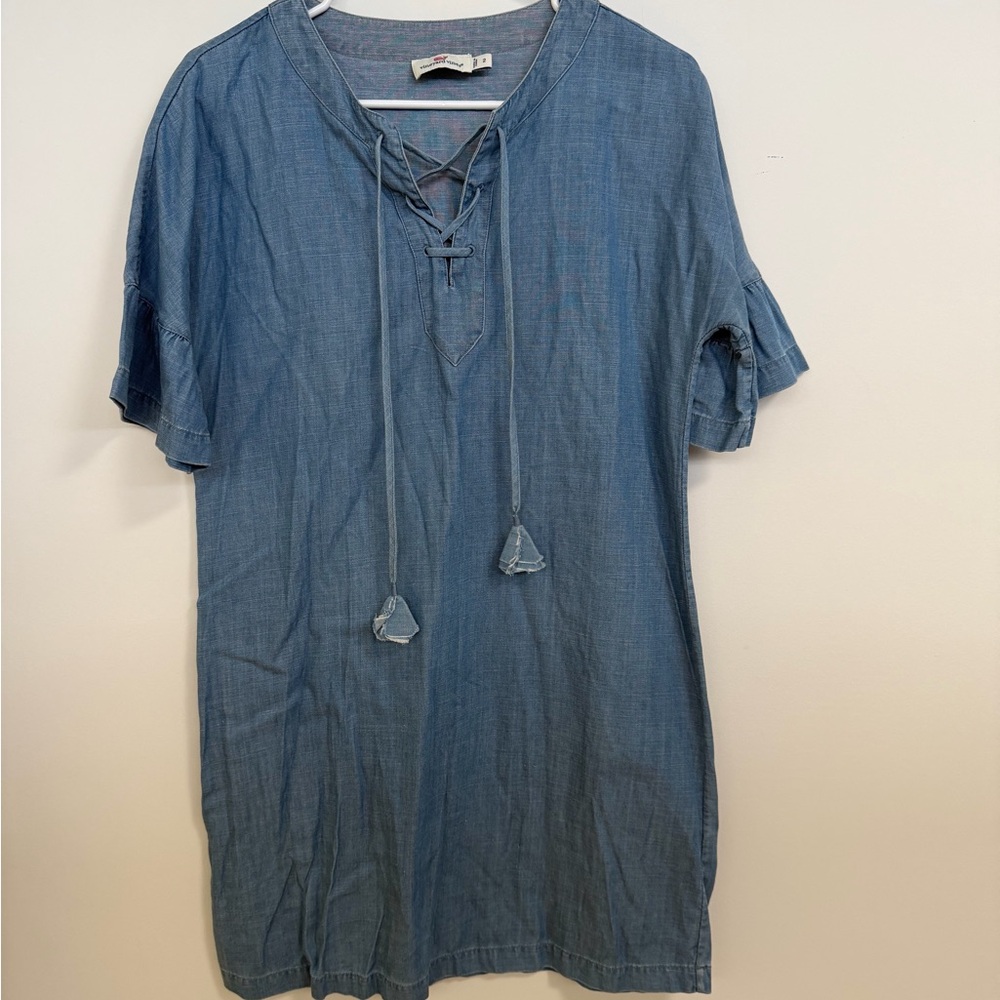 Vineyard Vines Denim chambray Blue Casual dress